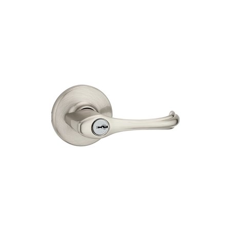 KWIKSET Dorian Satin Nickel Entry Lockset ANSI/BHMA Grade 3 1-3/4 in. 94050-627